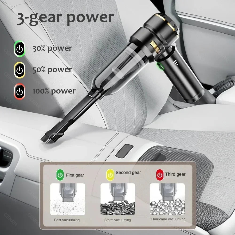 Ultra Black CENRR Car Vacuum