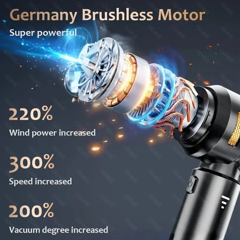 Ultra Black CENRR Car Vacuum