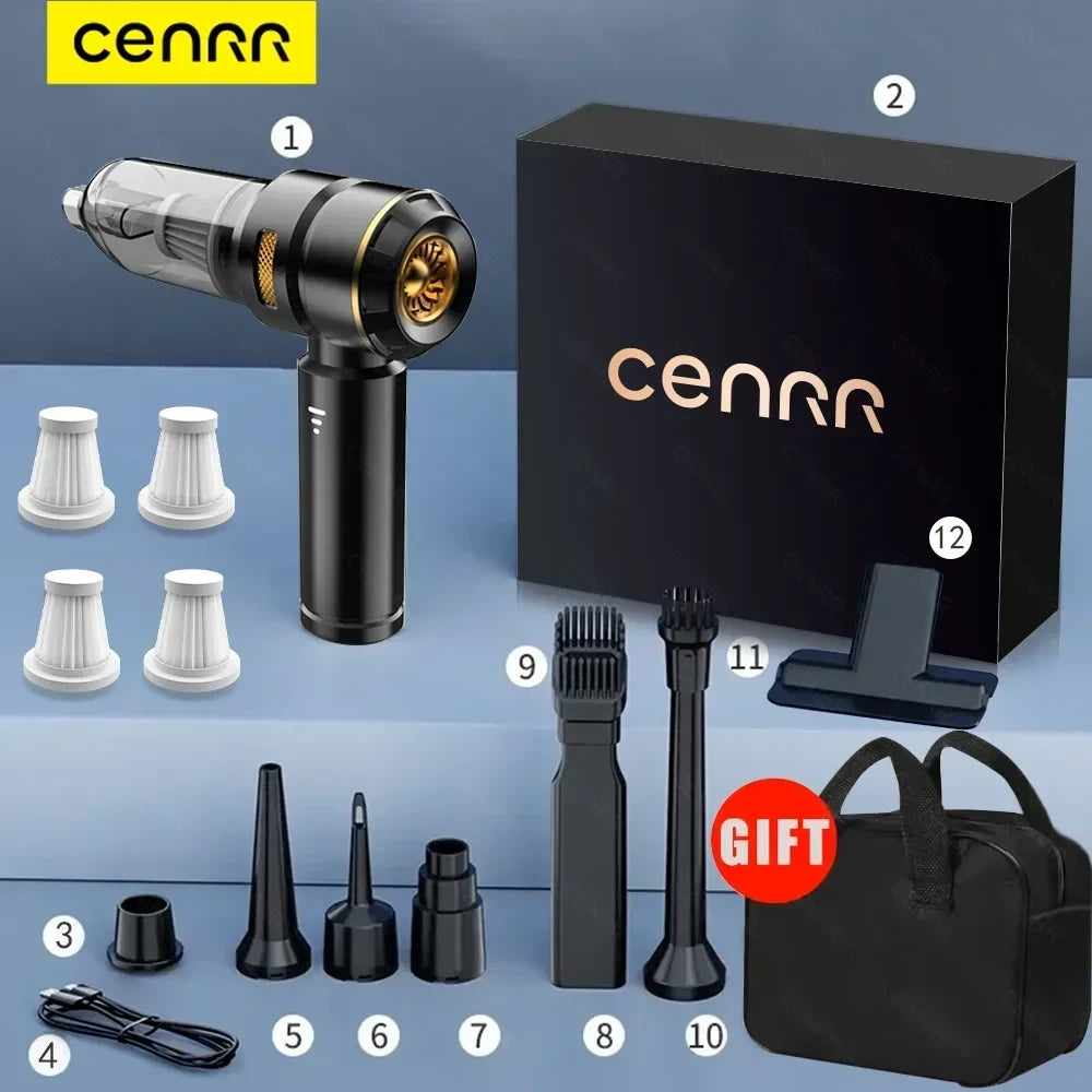Ultra Black CENRR Car Vacuum