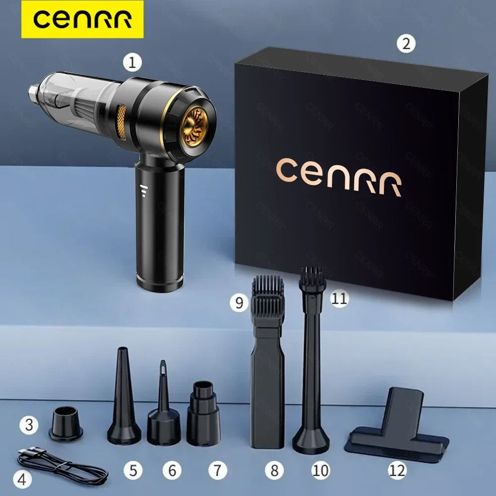 Ultra Black CENRR Car Vacuum