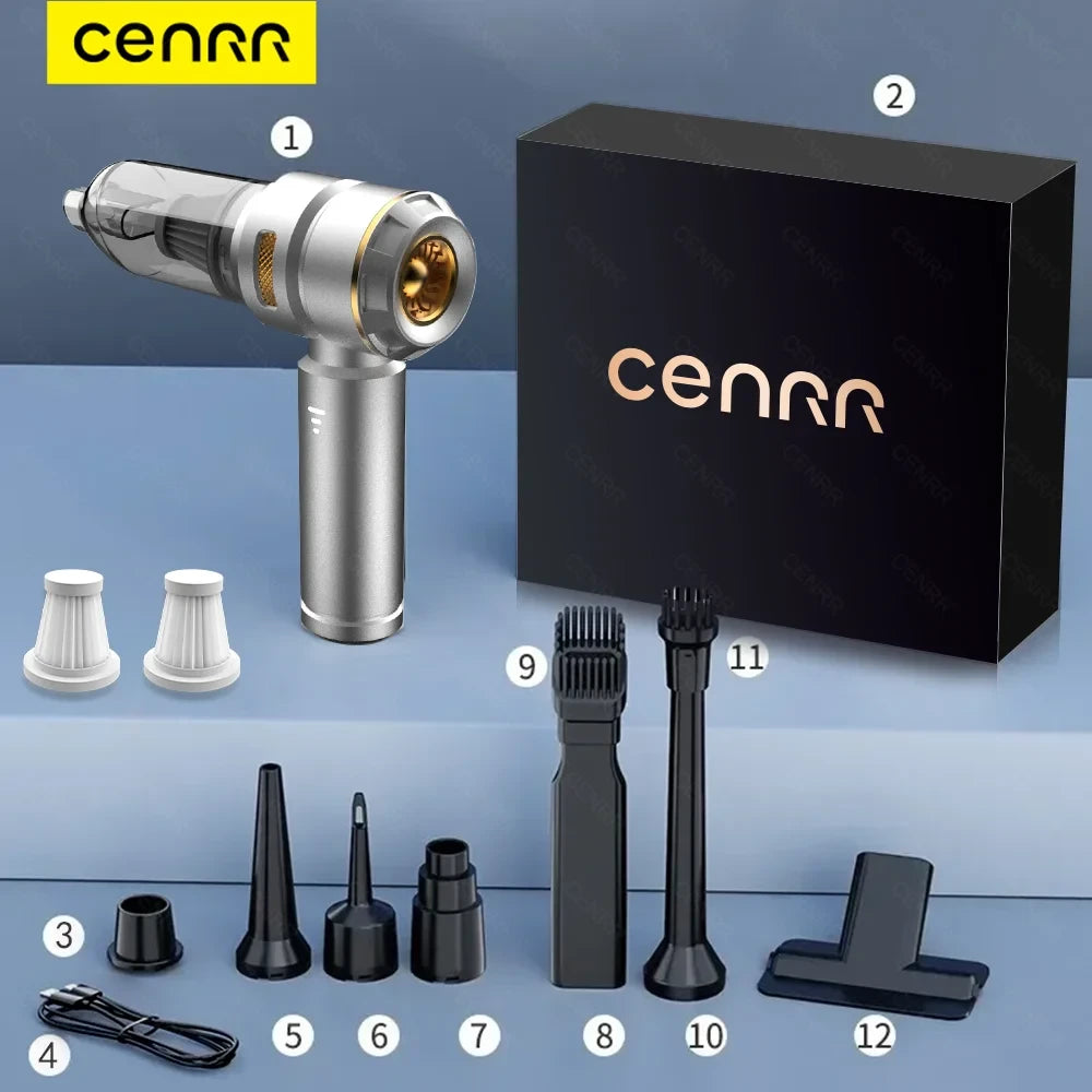 Ultra Black CENRR Car Vacuum