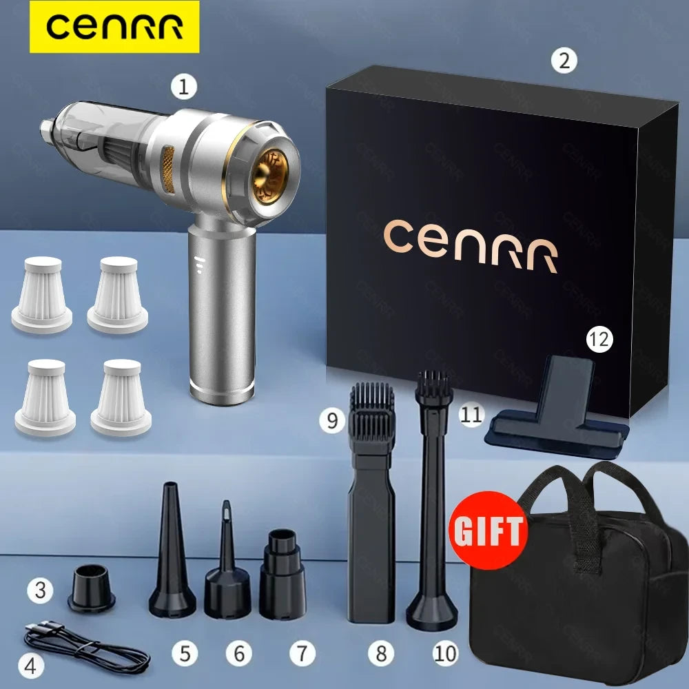 Ultra Black CENRR Car Vacuum