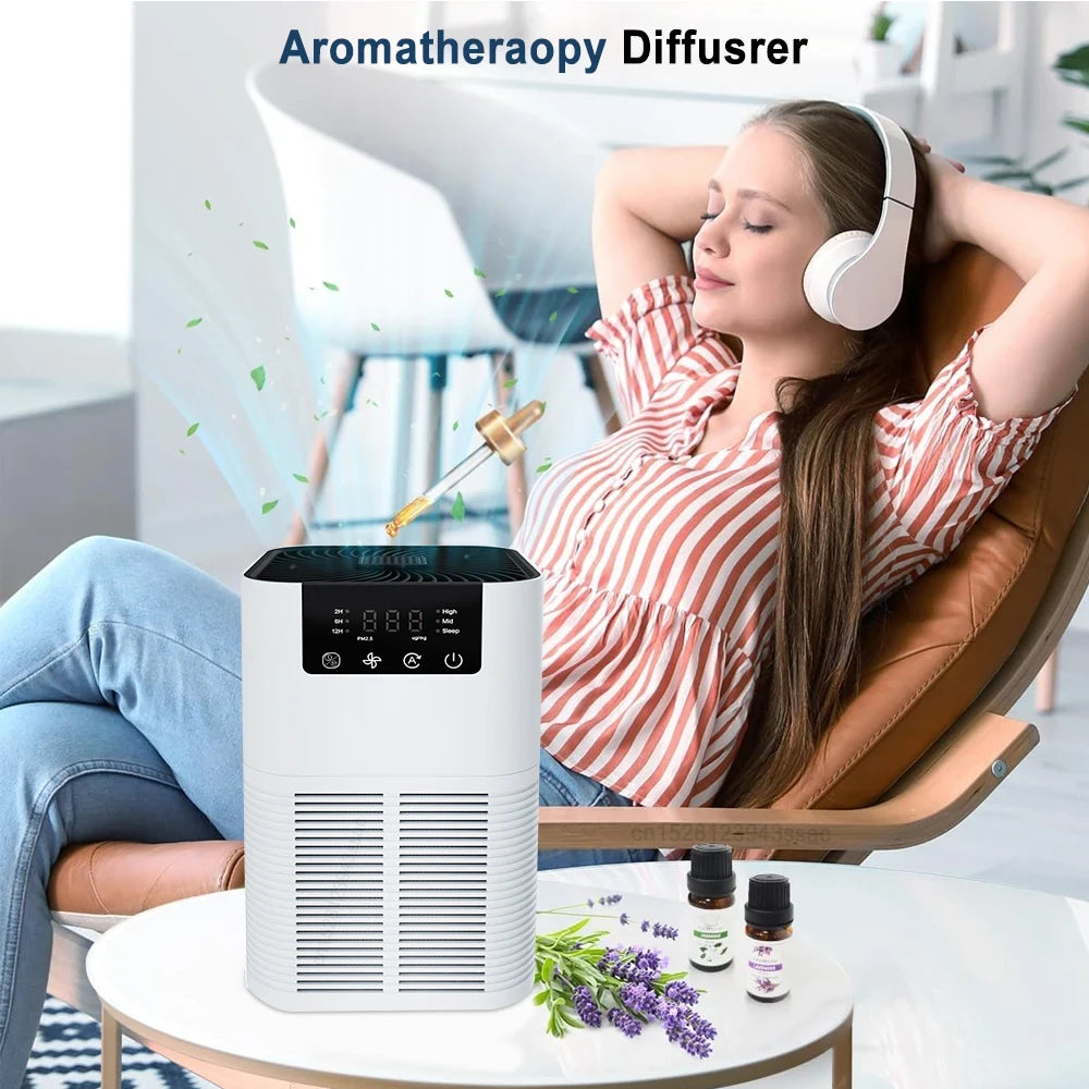 HEPA Air Purifier Smoke Odor