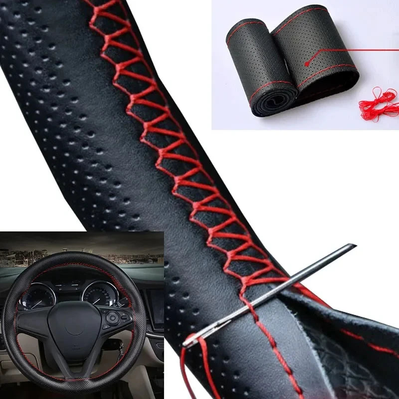 DIY Leather Steering Wheel Cover Kit