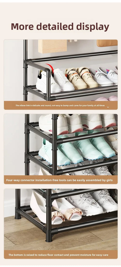 Door-mounted Shoe Rack