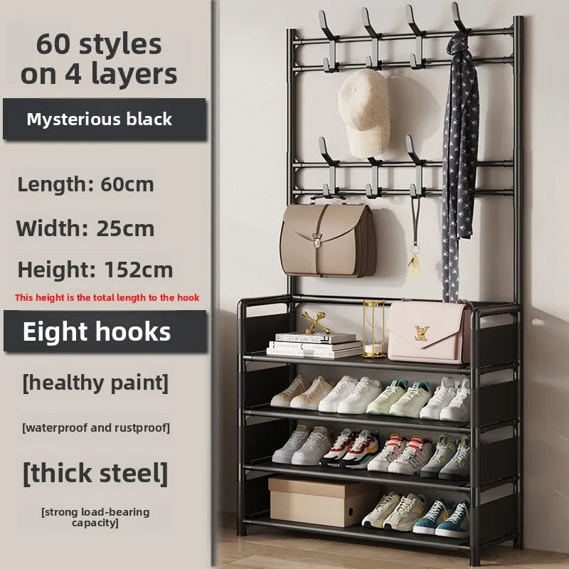 Door-mounted Shoe Rack