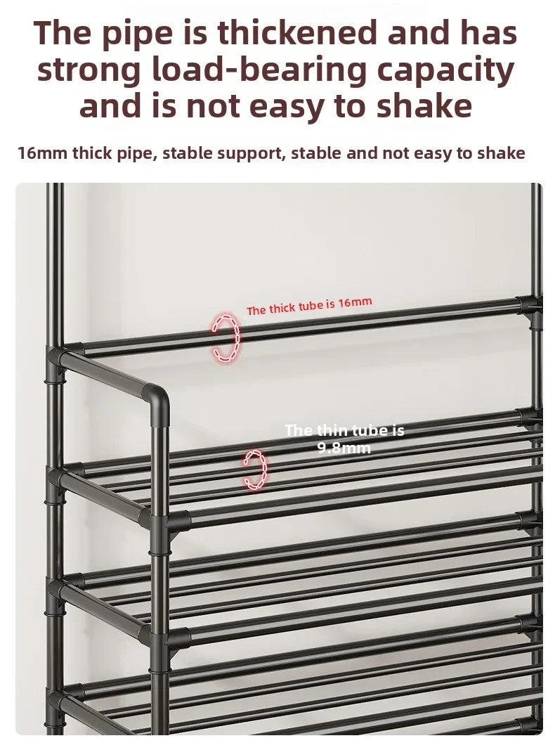 Door-mounted Shoe Rack