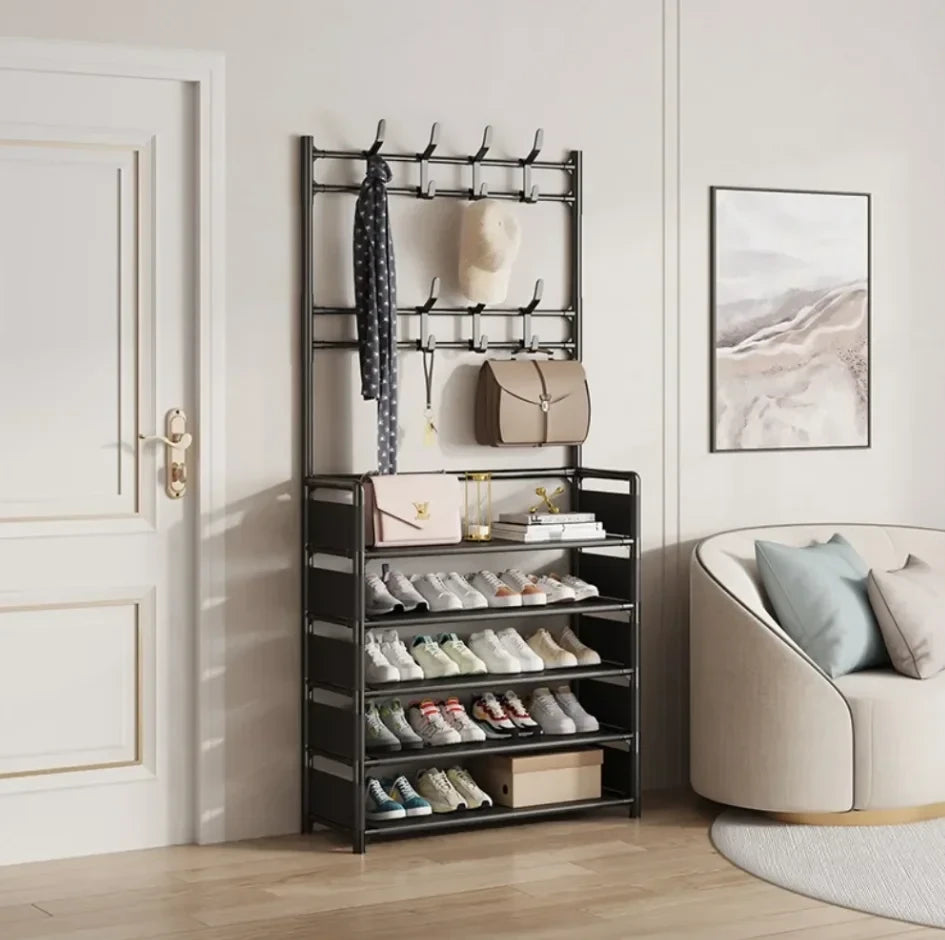 Door-mounted Shoe Rack